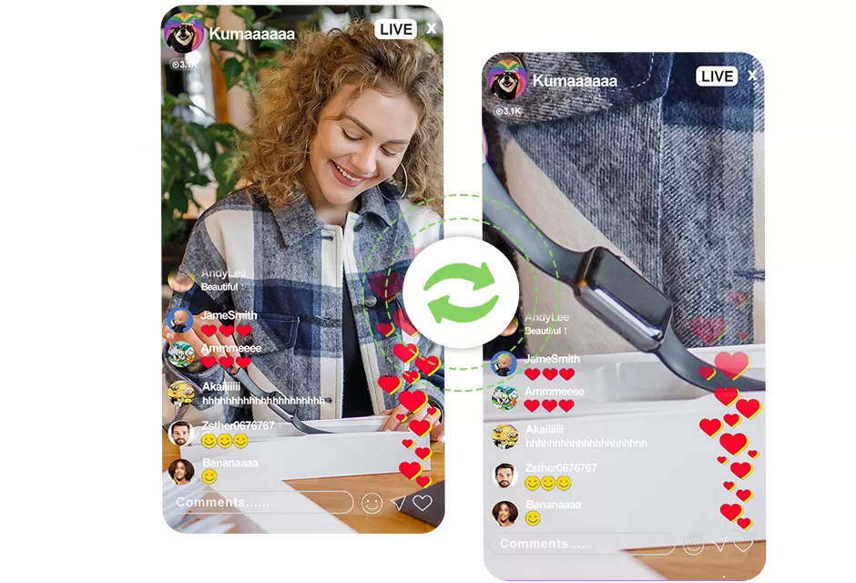 Multi Camera Feature: Enhance your live streaming experience with our All-in-One Live Streaming Devices, offering seamless integration and control of multiple cameras for dynamic and engaging live broadcasts.