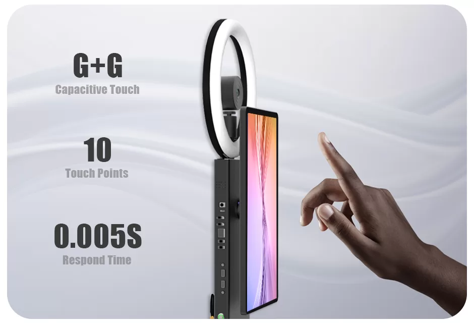 Silky G+G Touch Screen - Experience seamless control and intuitive navigation with our All-in-One Live Streaming Devices' advanced G+G capacitive touch screen.