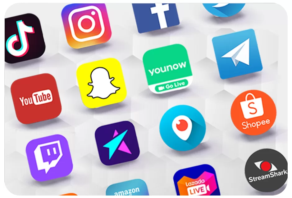 Explore the endless possibilities of our All-in-One Live Streaming Devices with enhanced features for elevated and professional live streaming experiences, supporting live streaming platforms like Instagram live, tiktok live, Youtube live, facebook live, amazon live, etc.