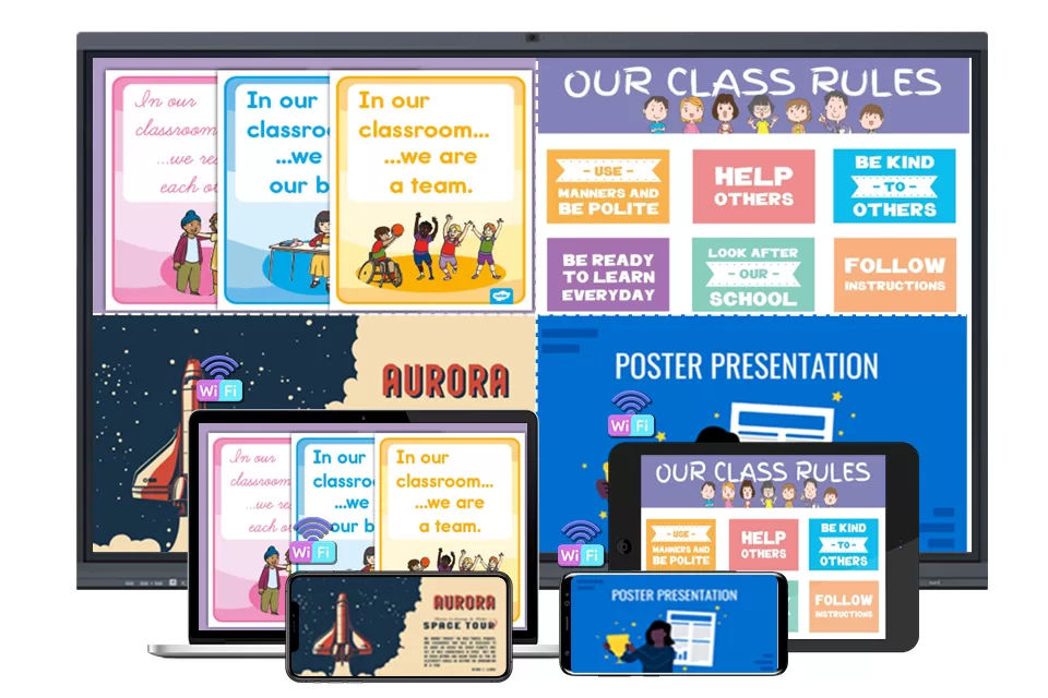 M1 Series Experience Wireless Projection on Interactive Whiteboards for Effortless Sharing