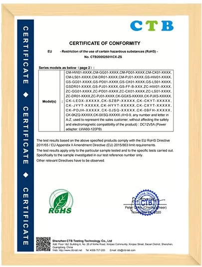 ROHS certification for interactive whiteboard_live stream machine (2)