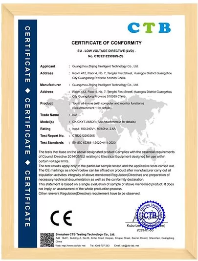 interactive whiteboard CE certification_4