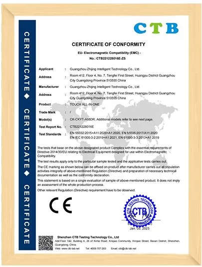 interactive whiteboard CE certification_5