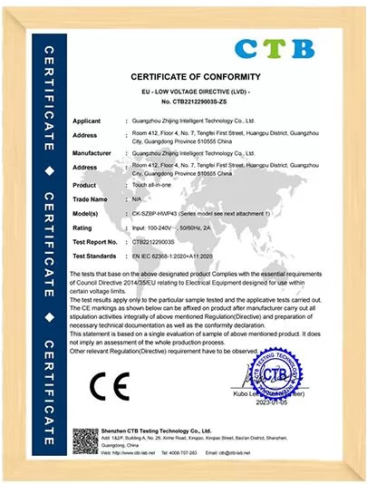 interactive whiteboard CE certification_6