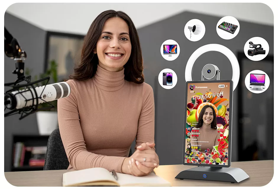 Experience seamless live streaming with our all-in-one design live streaming machine. Capture, stream, and engage with ease, all in a compact and efficient package